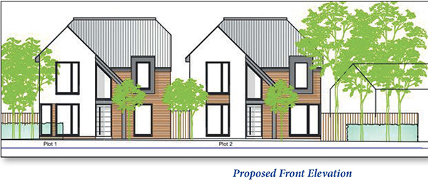 Lot: 21 - PLANNING FOR TWO DETACHED FOUR-BEDROOM HOUSES IN VILLAGE LOCATION -
